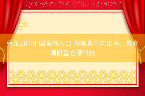 尊龙凯时中国官网入口 聚焦景气与出海，券商调研重仓硬科技